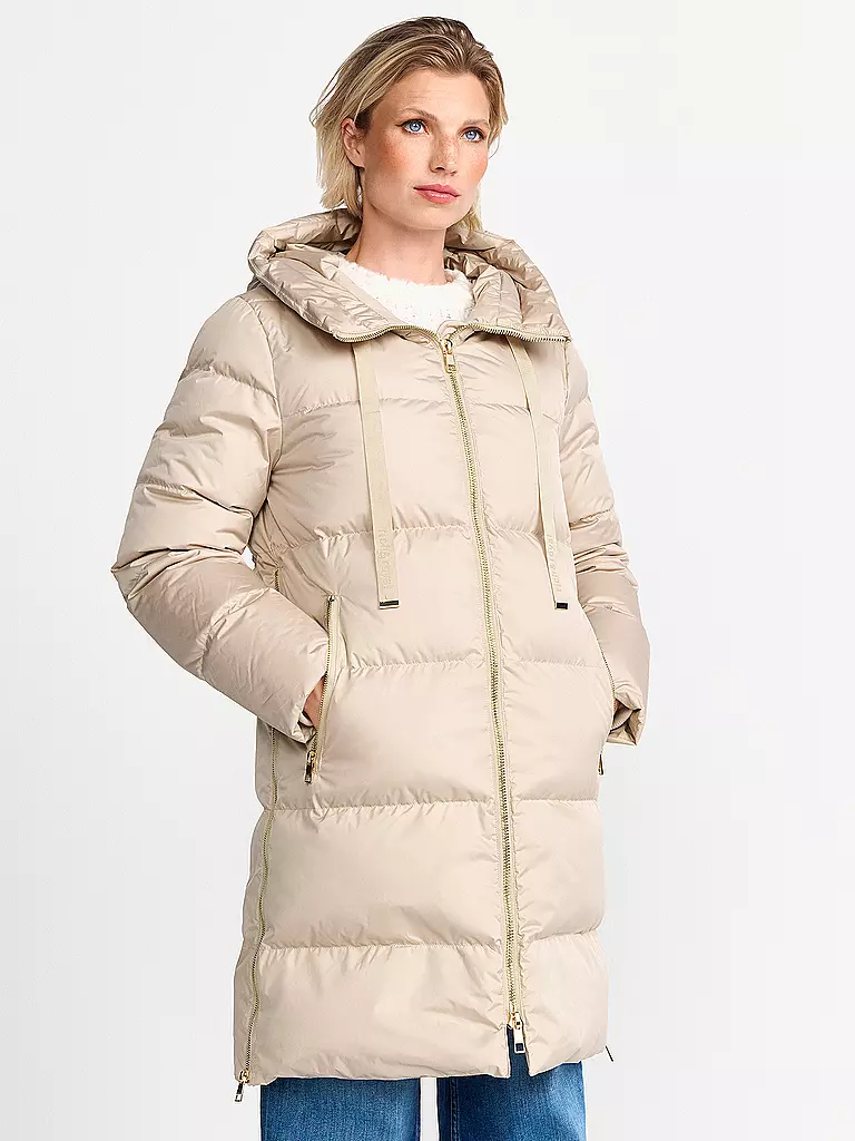 RICHROYAL | Daunensteppmantel | Beige