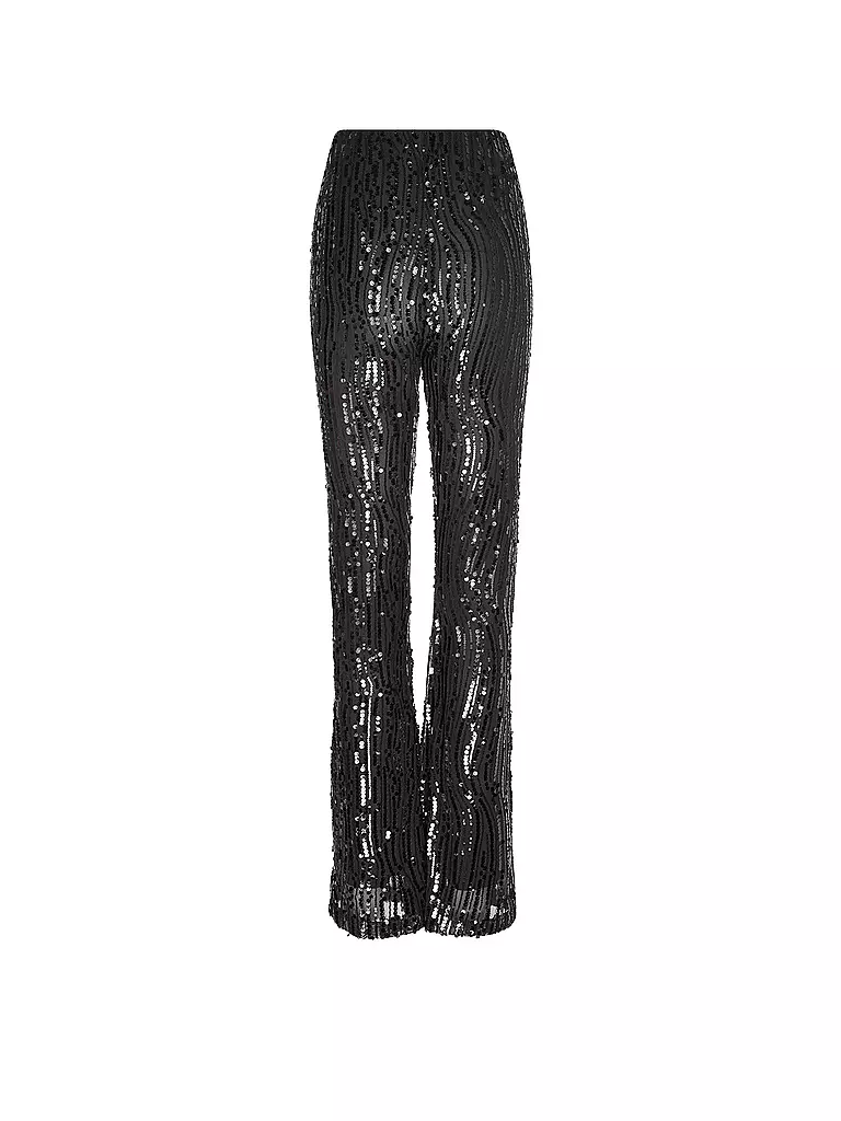 RICHROYAL | Hose Flared Fit | Schwarz