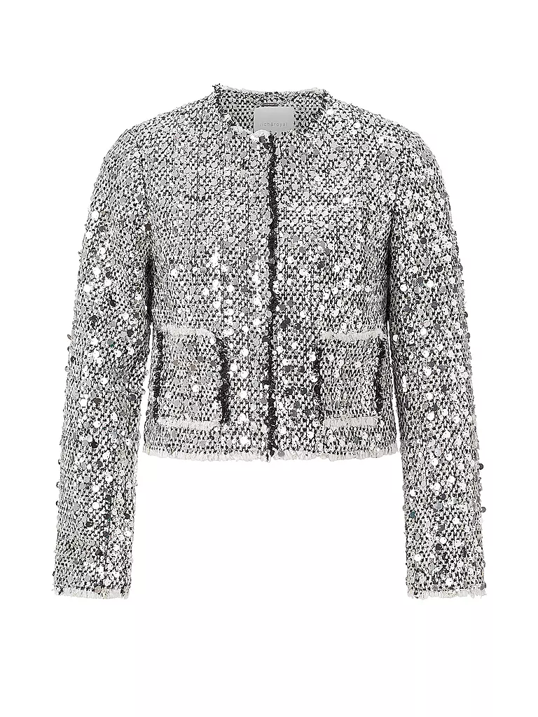 RICHROYAL | Jäckchen Boxy Fit | Silber
