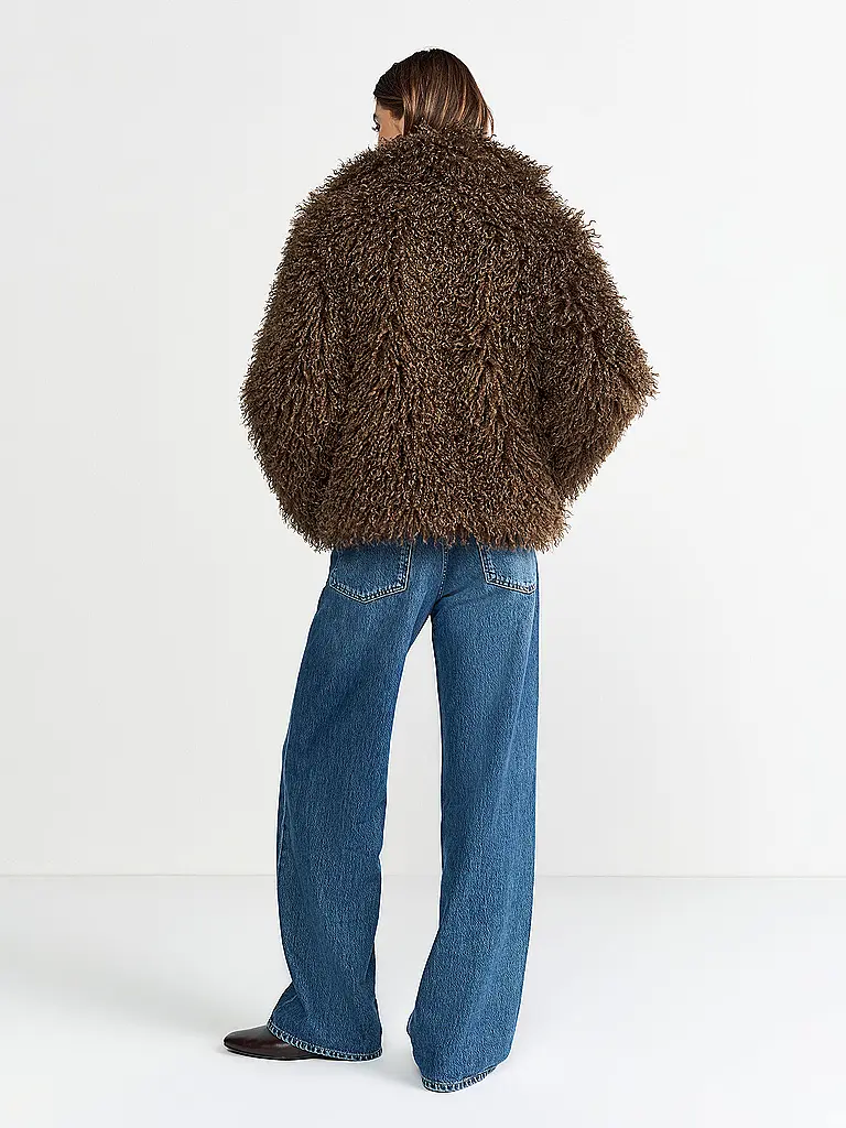 RICHROYAL | Jacke in Felloptik | 