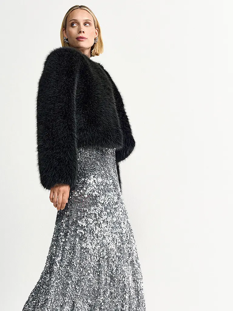 RICHROYAL | Jacke in Felloptik | 