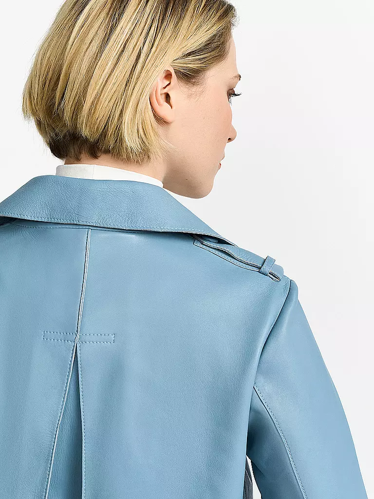 RICHROYAL | Lederjacke | Hellblau