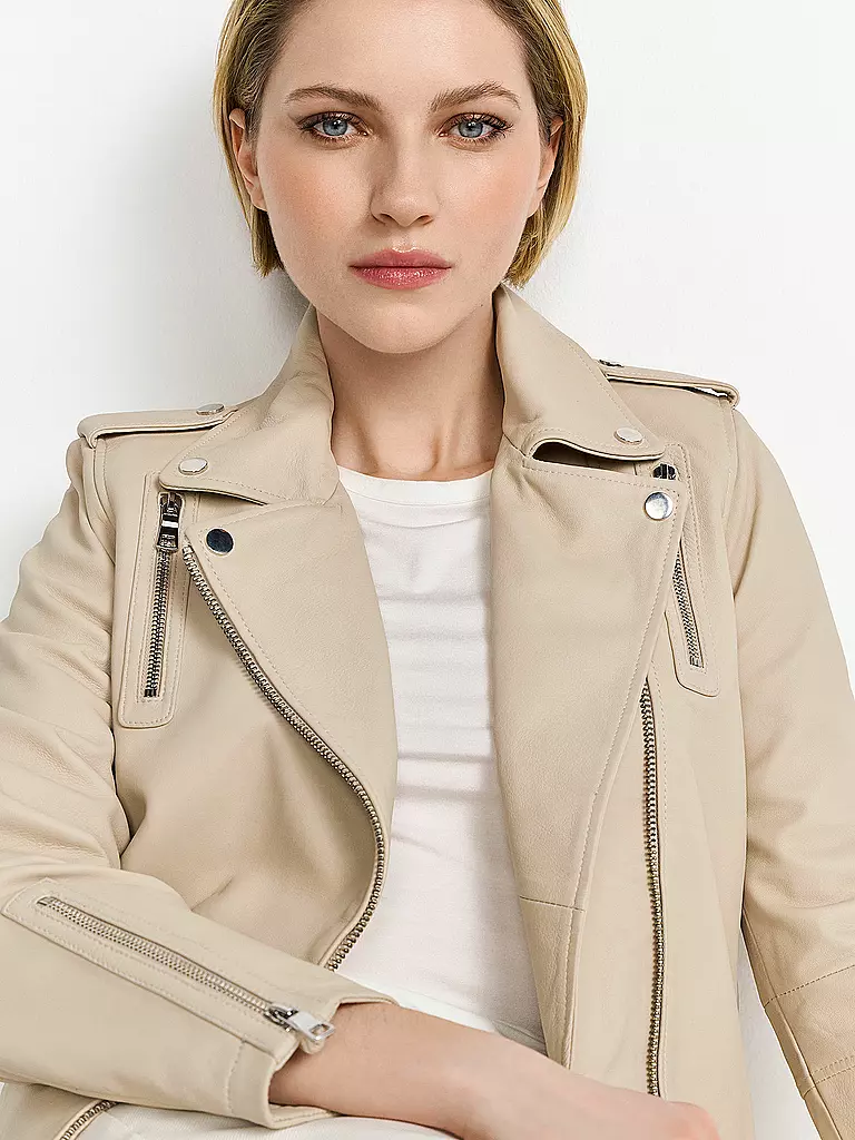 RICHROYAL | Lederjacke | Beige