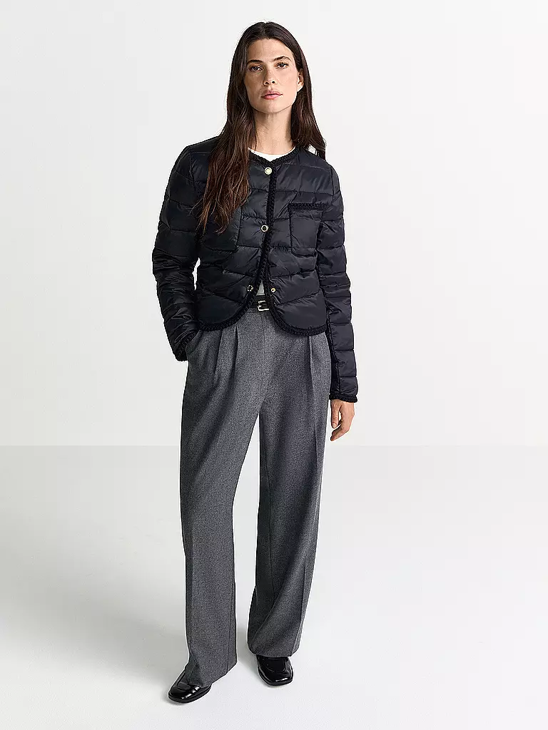 RICHROYAL | Leichtsteppjacke  | Schwarz