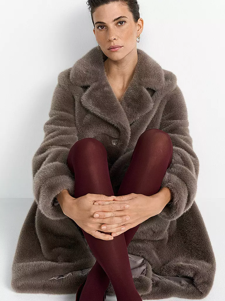 RICHROYAL | Mantel in Felloptik | 