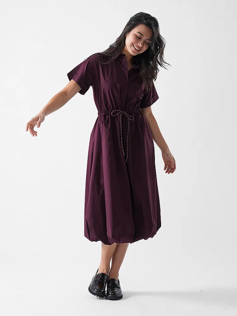 RICHROYAL | Midikleid  | Dunkelrot