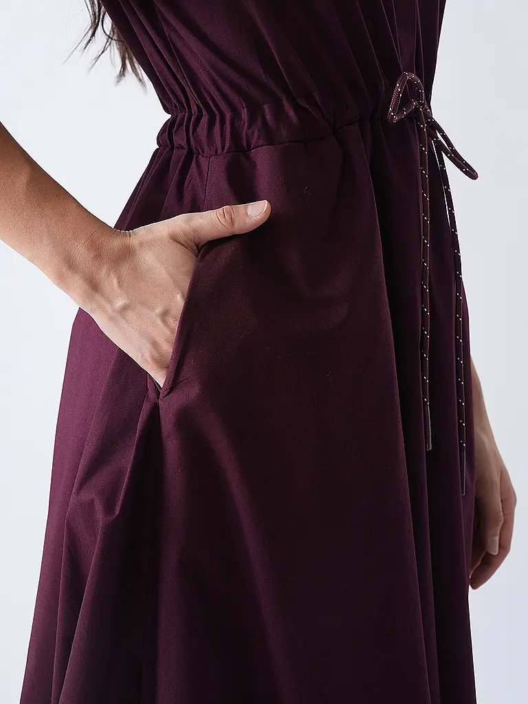 RICHROYAL | Midikleid  | Dunkelrot