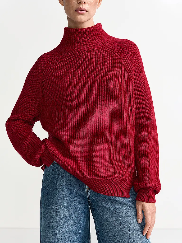 RICHROYAL | Rollkragenpullover  | Rot