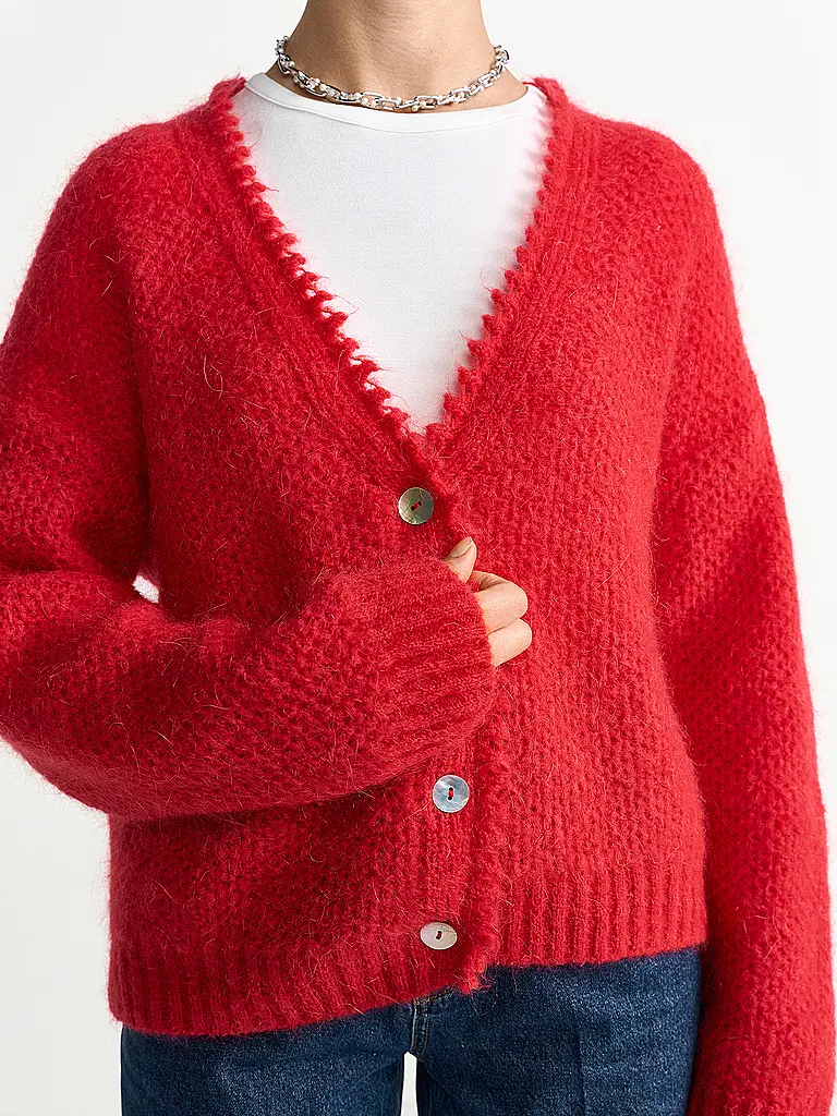RICHROYAL | Strickjacke | Rot