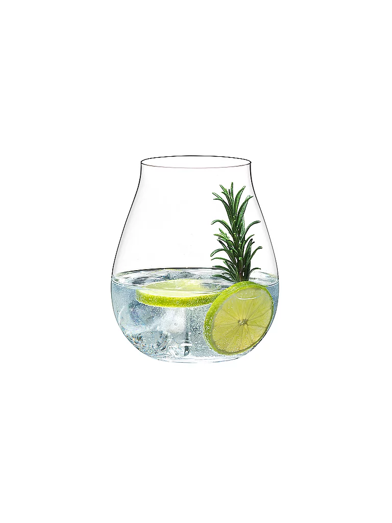 Riedel Set Of 4 Stemless Gin Glasses