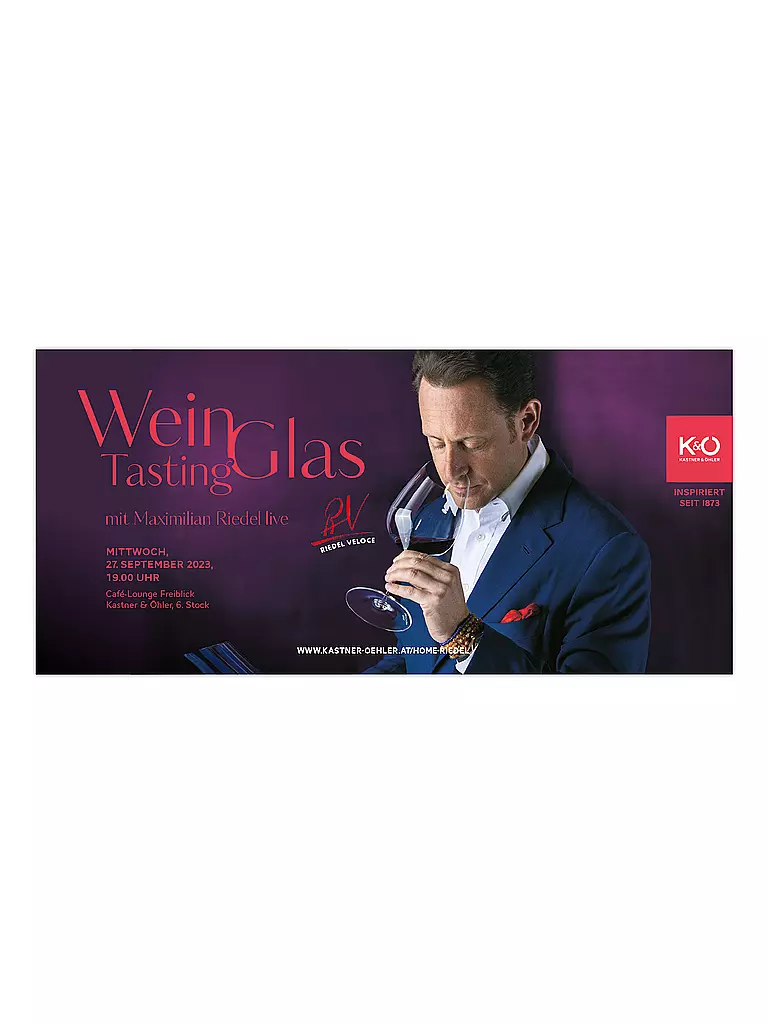 RIEDEL | Eintrittskarte - Riedel Veloce Weinglas Tasting | keine Farbe