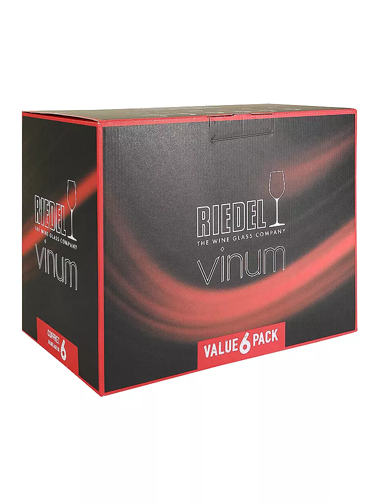 RIEDEL | Rotweinglas 6-er Set VINUM Cabernet Sauvignon / Merlot  | transparent