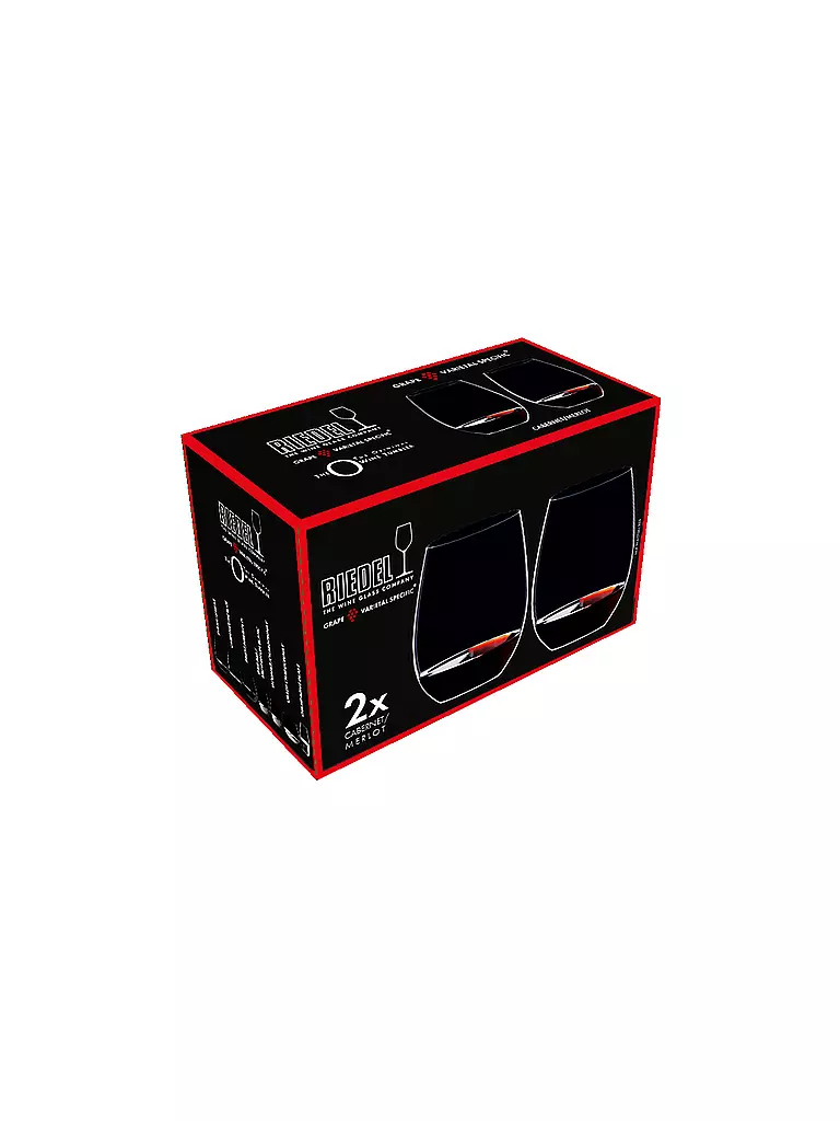 RIEDEL | Rotweinglas Cabernet/Merlot 2er Set O WINE TUMBLER | transparent