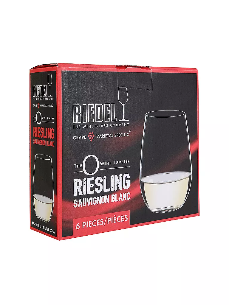 RIEDEL | Weissweinglas - Wein Tumbler 6-er Set Riesling / Sauvignon | transparent