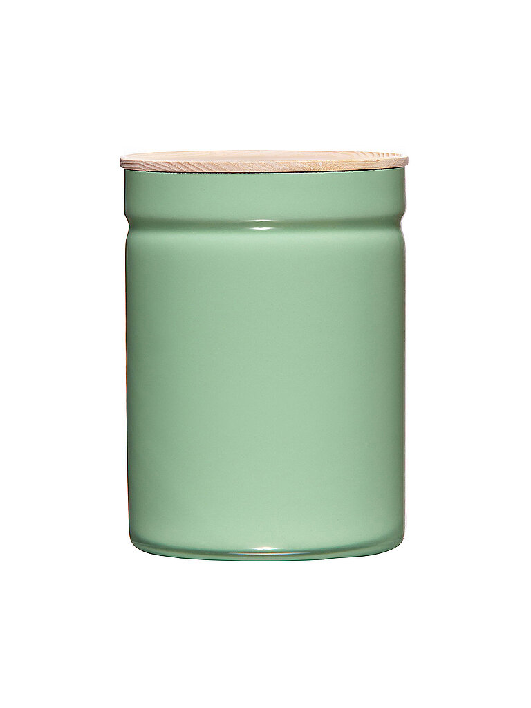 Emaille Vorratsdose 2,25l Grün grün baby