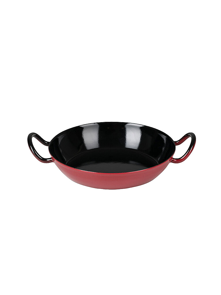 RIESS Schlemmerpfanne 24cm Color Rot dunkelrot