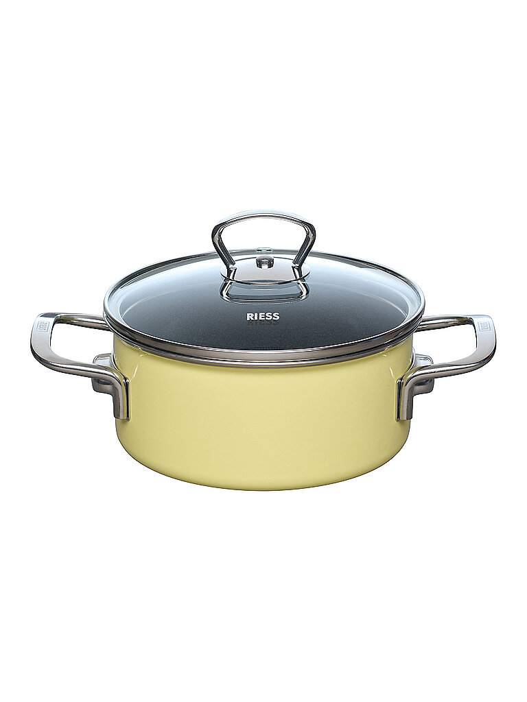 RIESS Kochtopf 16cm /1l NOUVELLE PUR Lemon gelb