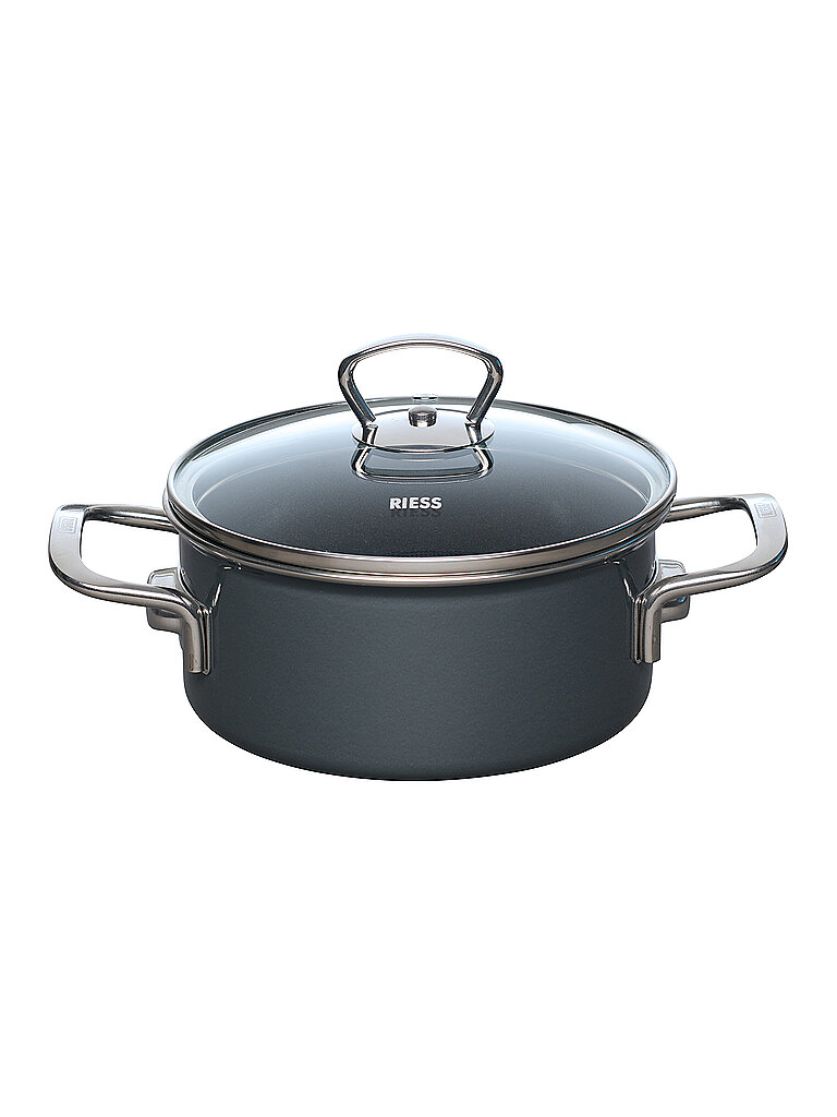 RIESS Kochtopf 16cm /1l NOUVELLE PUR Dark Grey grau