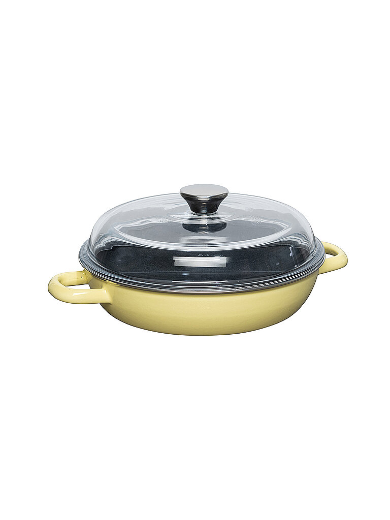Schmorpfanne mit Deckel 24cm NOUVELLE Lemon gelb baby