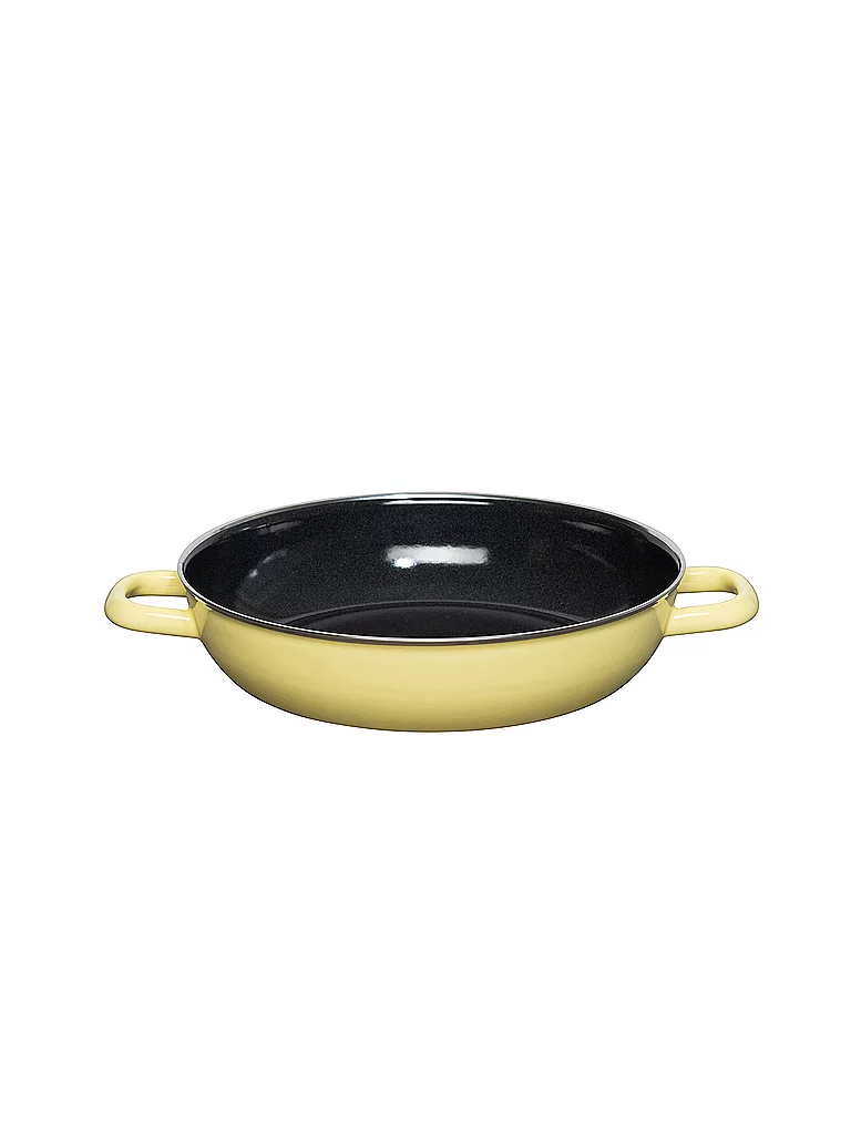 RIESS Schmorpfanne mit Deckel 28cm NOUVELLE Lemon gelb
