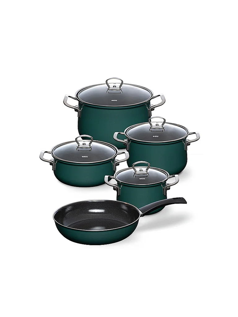 RIESS Juego de utensilios de cocina de 5 piezas TEAL Blaugruen gasolina