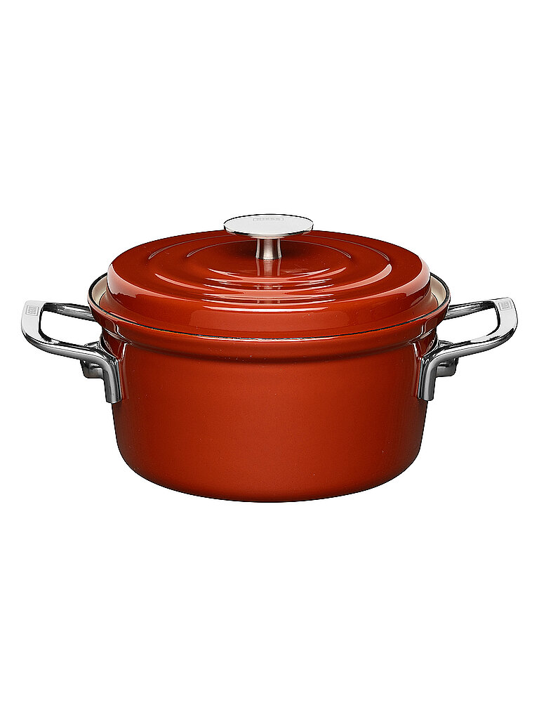 RIESS Topf mit Deckel 20cm/1,7l AROMAPLUS Siena rot