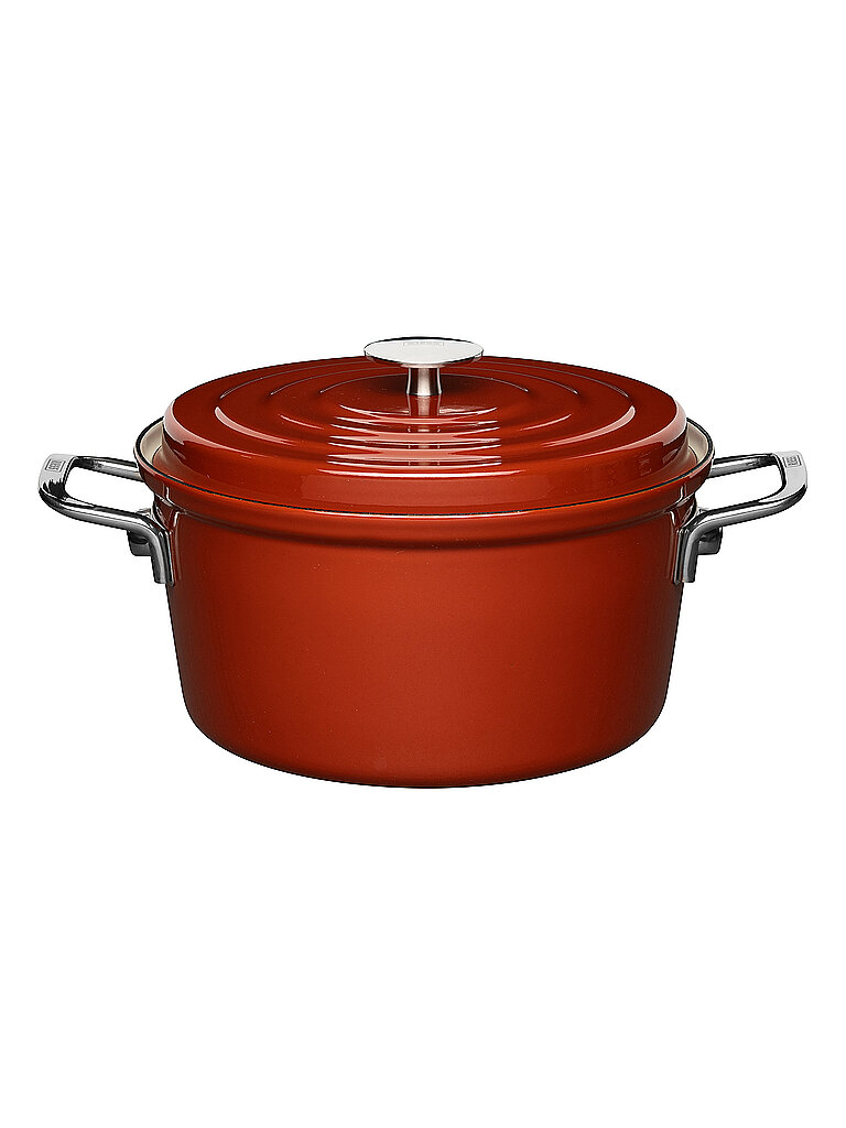 RIESS Topf mit Deckel 24cm/3,5l AROMAPLUS Siena rot