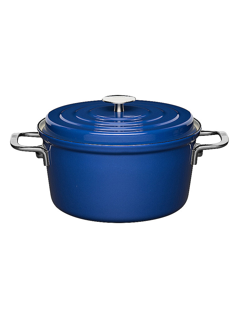 RIESS Topf mit Deckel 24cm/3,5l AROMAPLUS Azur blau