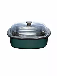 RIESS | Dampfgarer mit Glasdeckel und Gareinsatz 3tlg. TEAL Blaugruen | Petrol