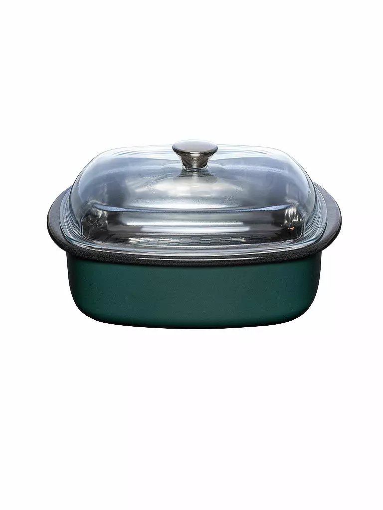 RIESS | Dampfgarer mit Glasdeckel und Gareinsatz 3tlg. TEAL Blaugruen | petrol