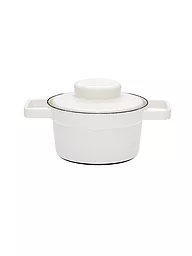 RIESS | Topf mit Deckel Aromapot Truehomeware 16cm / 0,75l Grau | weiss