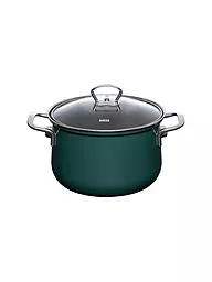 RIESS | Fleischtopf mit Glasdeckel TEAL 20cm/3,5l Blaugruen | Petrol