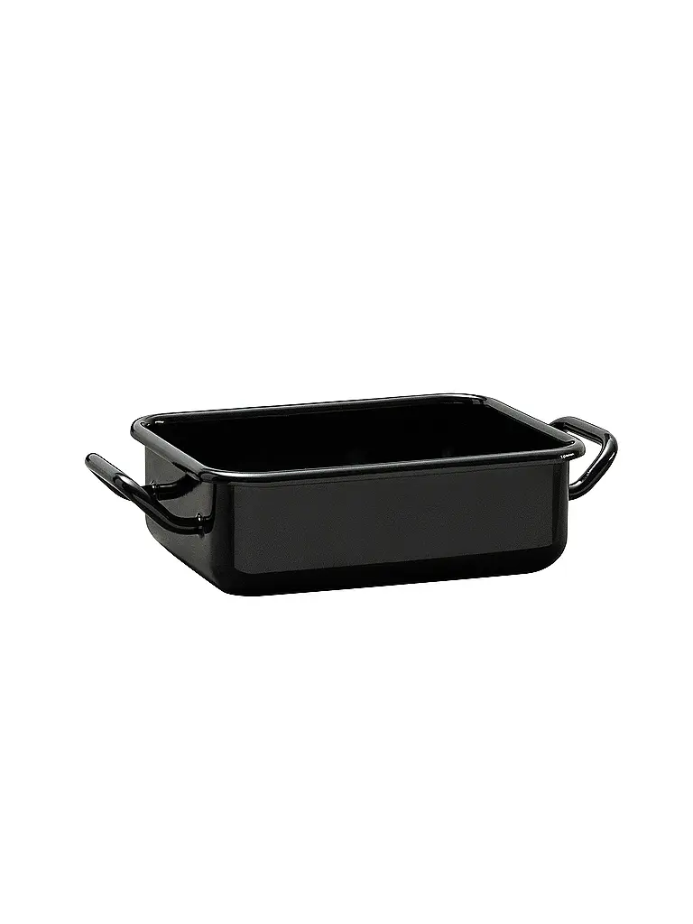 RIESS | Mini Back- und Servierform 15x11x5cm/0,5l Schwarzemaille | 