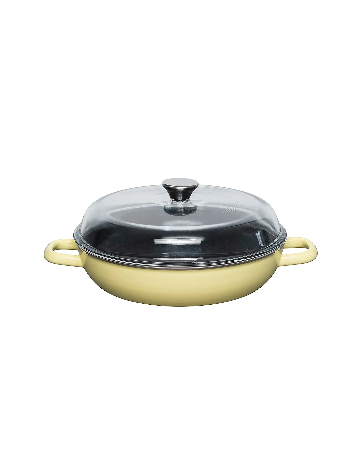 RIESS | Schmorpfanne mit Deckel 28cm NOUVELLE Lemon | gelb
