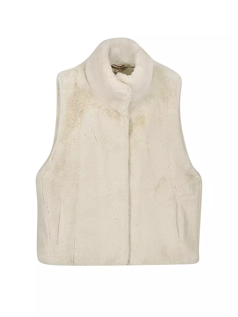 RINO&PELLE | Gilet in Pelzoptik LISON | creme