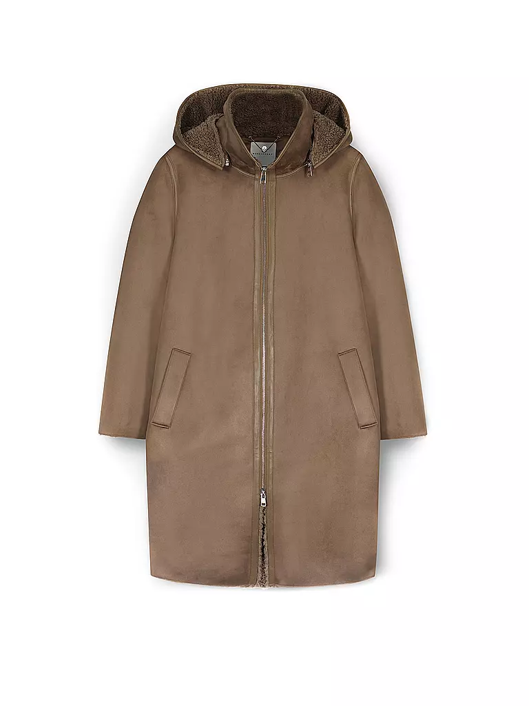 RINO&PELLE | Jacke in Felloptik IVANA | camel