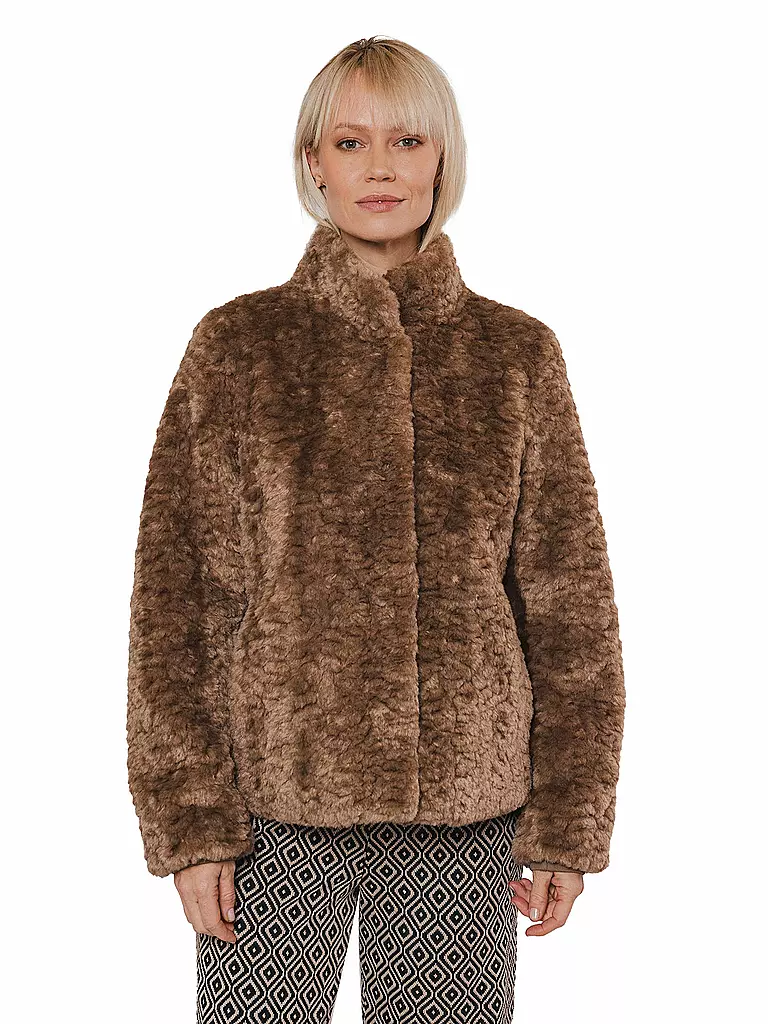 RINO&PELLE | Jacke in Felloptik KION | camel