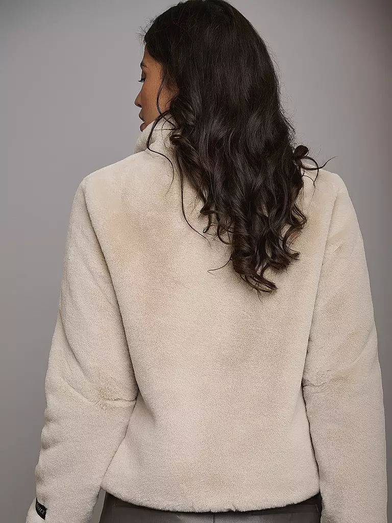 RINO&PELLE | Jacke in Felloptik VIE | creme