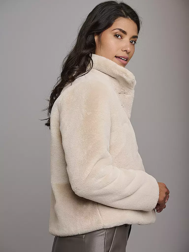 RINO&PELLE | Jacke in Felloptik VIE | creme