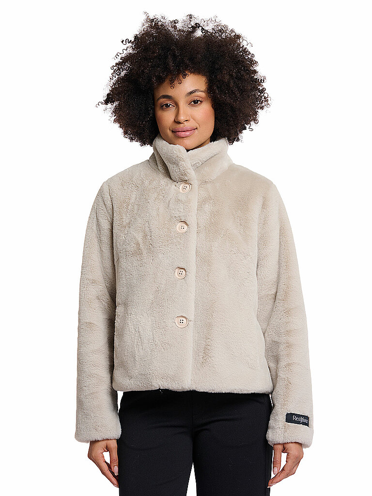 RINO&PELLE Jacke in Felloptik VIE creme | 34