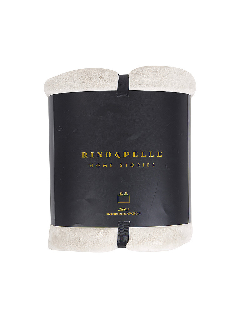 RINO&PELLE Wohndecke KESLIN creme