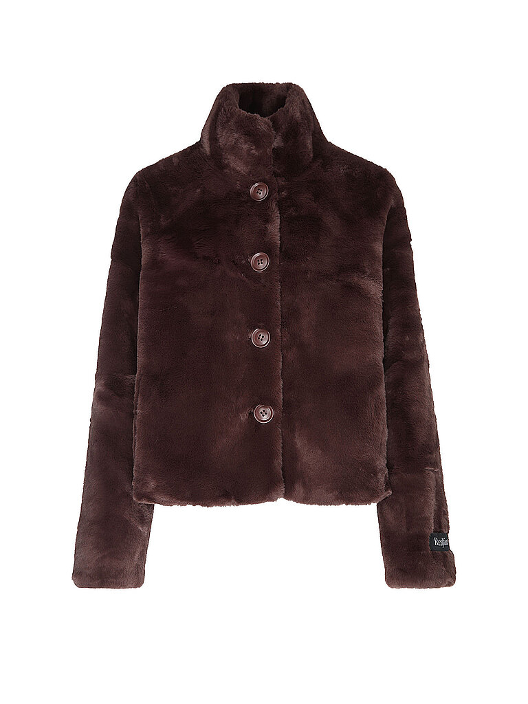 RINO&PELLE Jacke in Felloptik VIE braun | 38