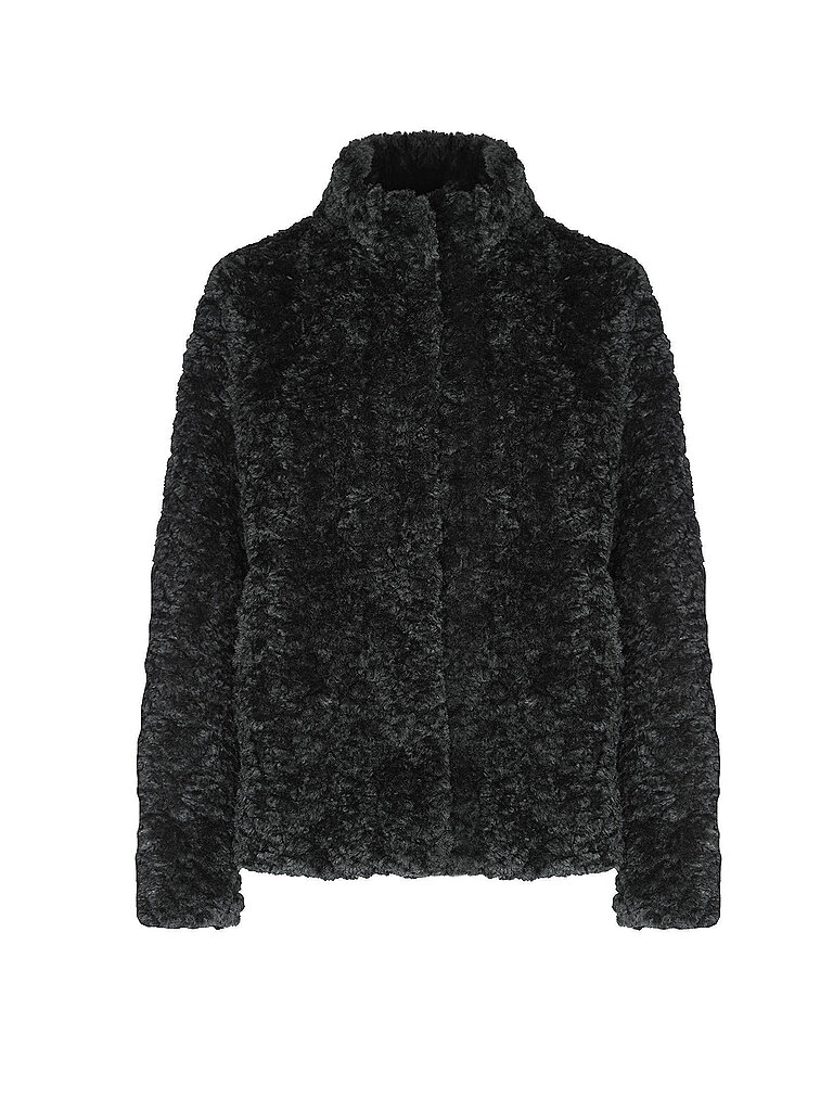 RINO&PELLE Jacke in Felloptik KION schwarz | 36