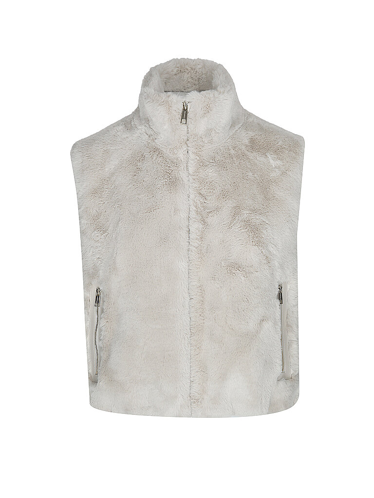 RINO&PELLE Gilet in Felloptik NIKKI creme | 36