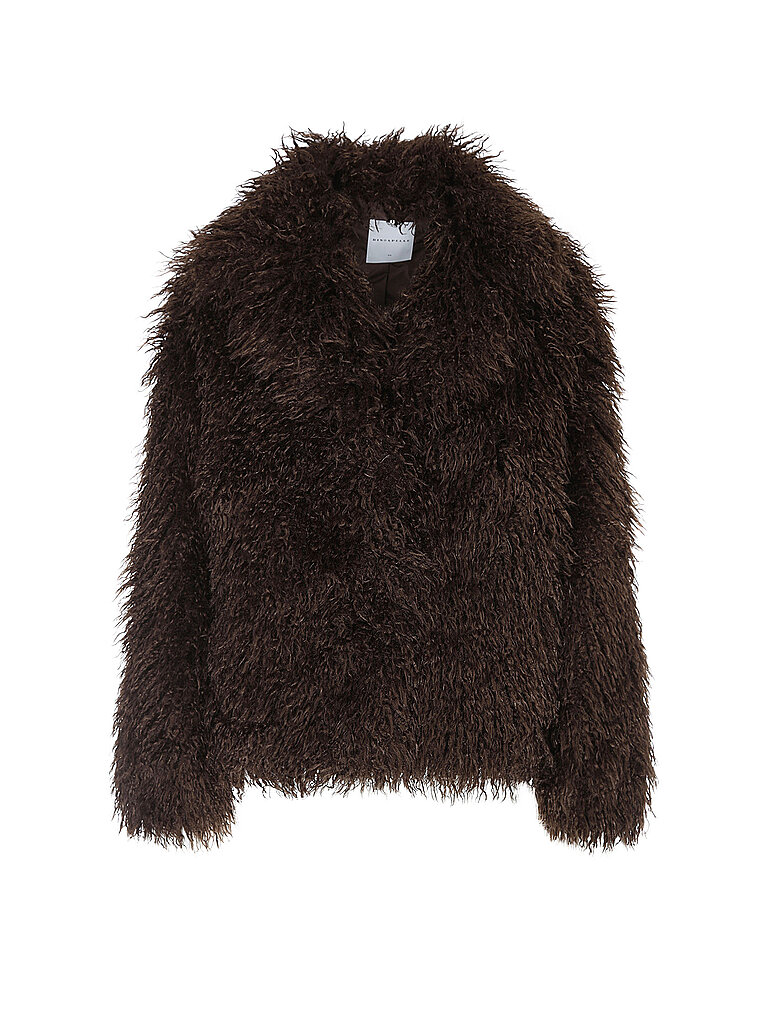 RINO&PELLE Jacke in Felloptik LIAS braun | 40