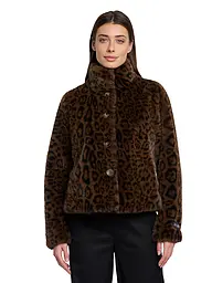 RINO&PELLE | Jacke in Felloptik VIE | braun