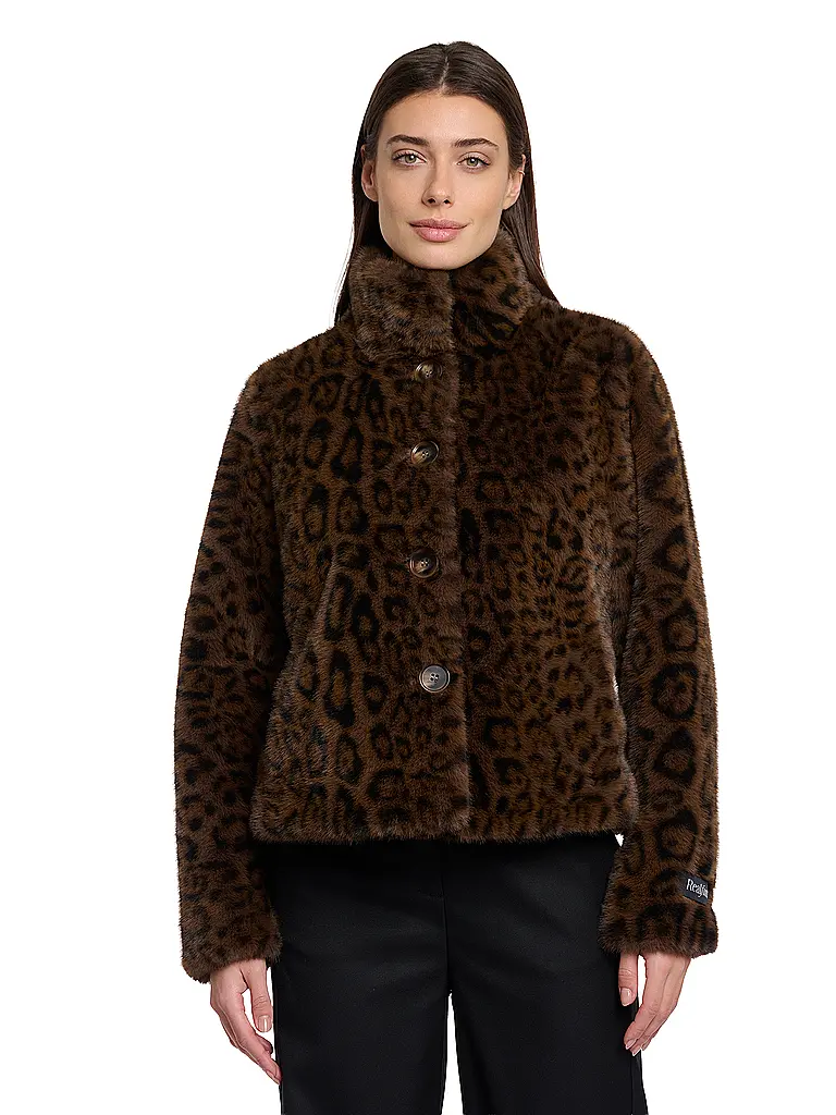 RINO&PELLE | Jacke in Felloptik VIE | braun