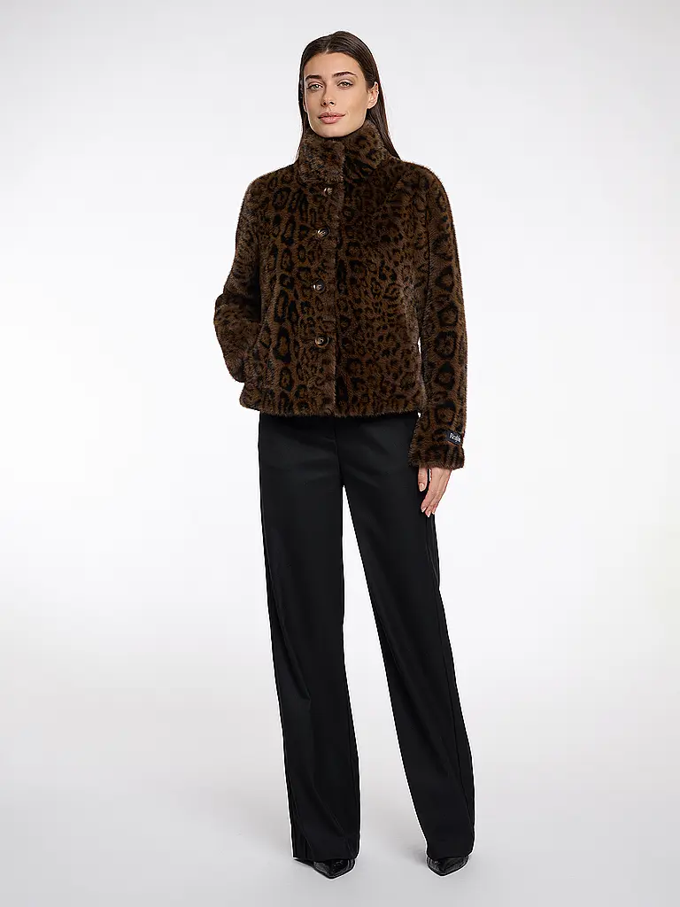 RINO&PELLE | Jacke in Felloptik VIE | braun