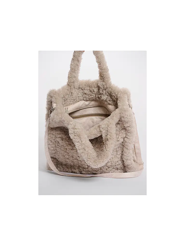 RINO&PELLE | Tasche - Shopper in Felloptik BRAX | creme