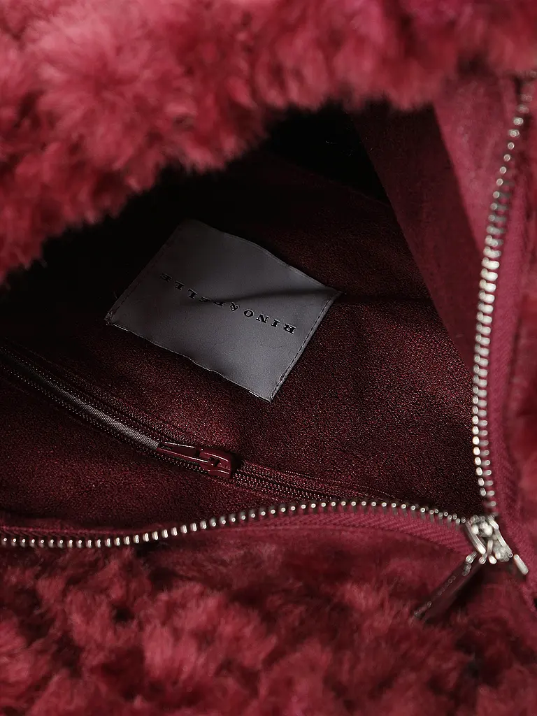 RINO&PELLE | Tasche - Shopper in Felloptik BRAX | dunkelrot